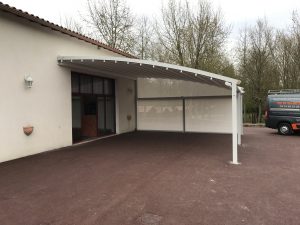 Pose pergola en PVC